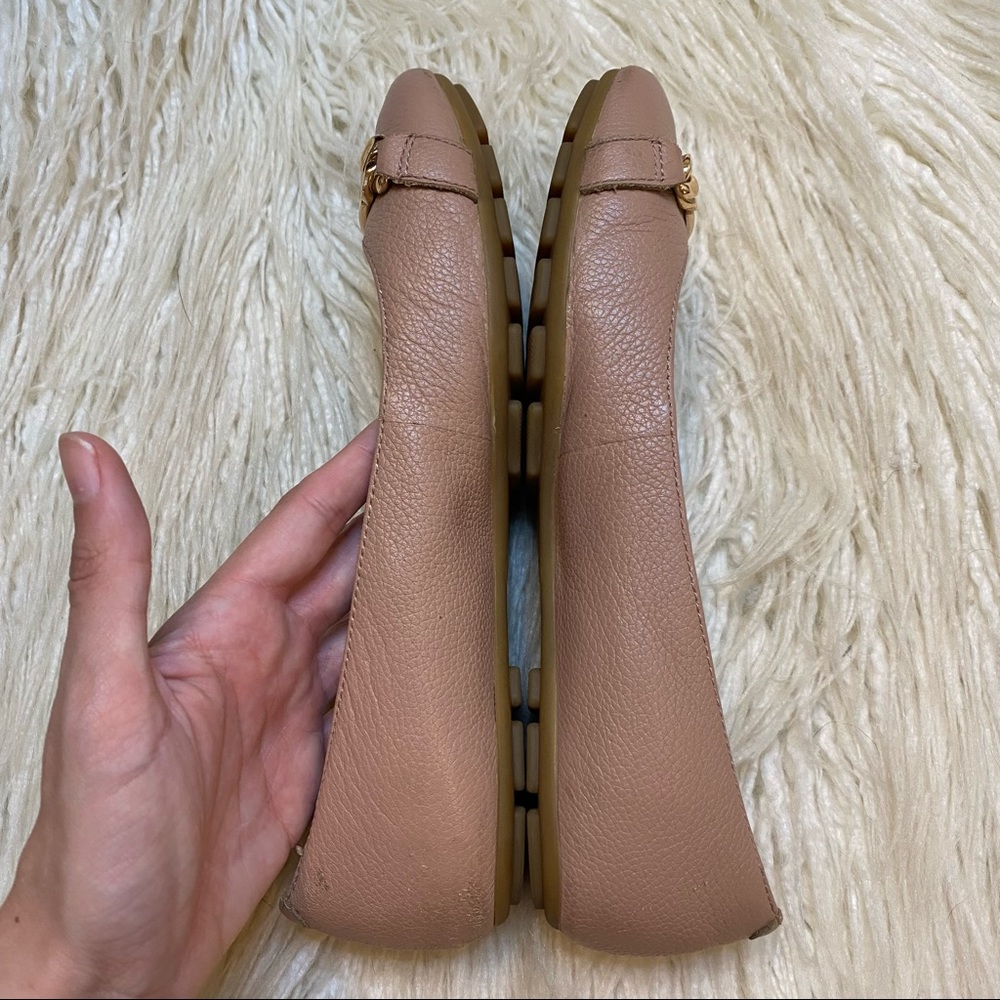 COACH light pink leather Bianca flats 6.5 - Picture 7 of 13